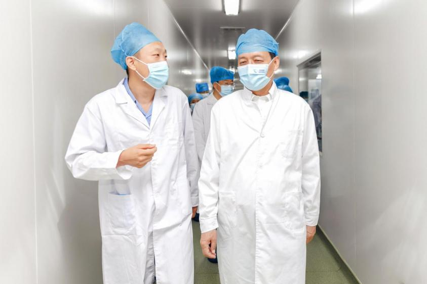 Xiao Yaqingand his delegation visited Hebei First Rubber Medical Technology Co. LTD (图1)